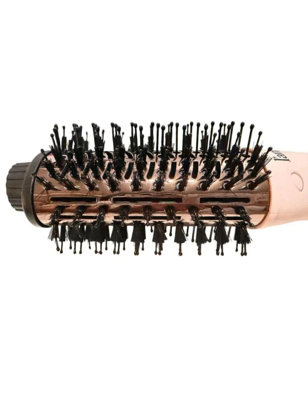 L'ANGE HAIR Le Volume 2-in-1 Titanium Blow Dryer Brush 60mm Hot Air Styler Pink